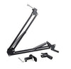 Portable Desk Microphone Mic Suspension Boom Scissor Arm Stand Holder