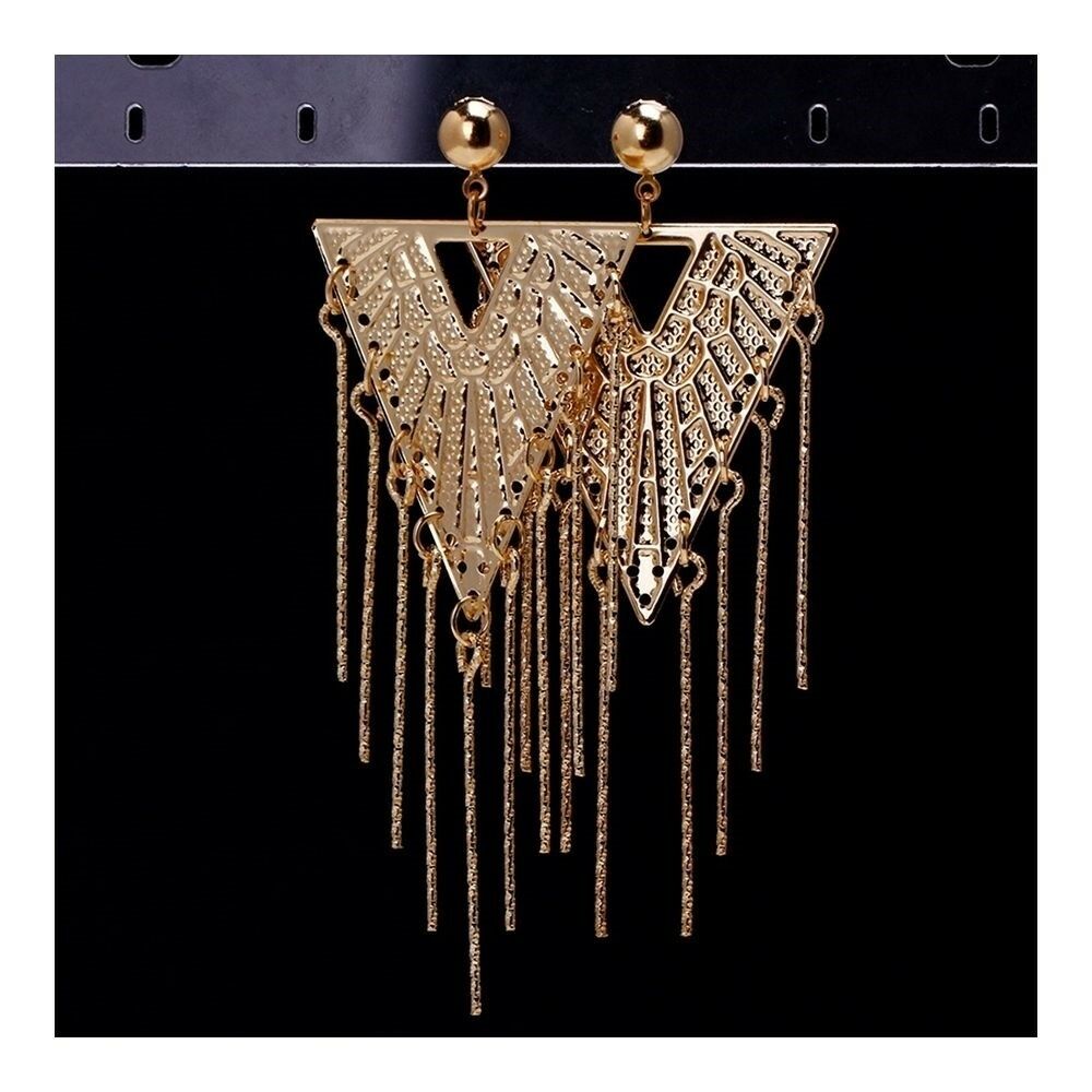 Earrings 18K Gold Galvanized Zircon Accessory