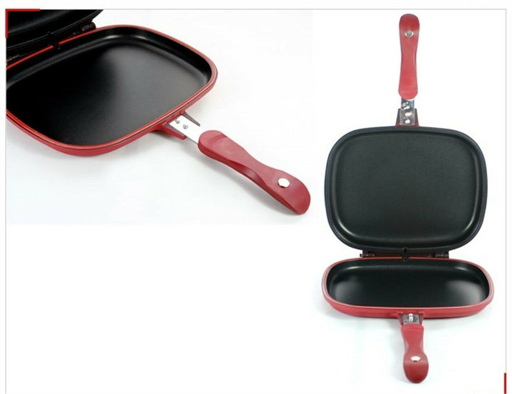 double-sided frying pans cooker 30cm non-stick pancake pan Smokeless Oiless
