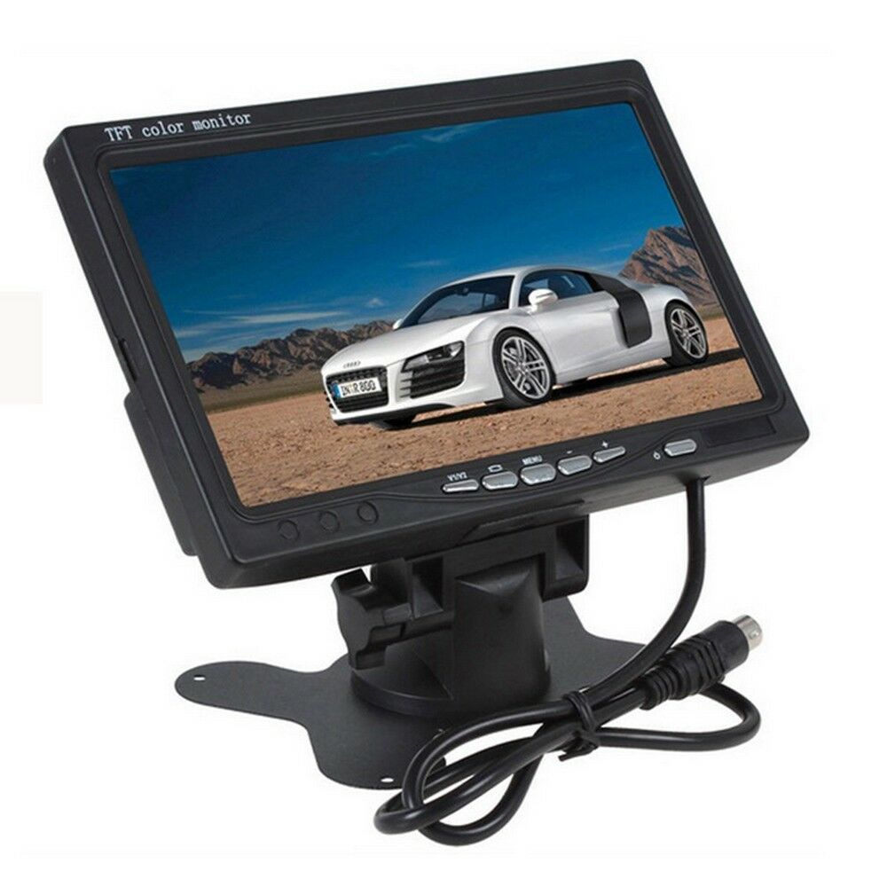 Car Rearview Camera 7" Digital LCD+10m AV Wire Suit Set