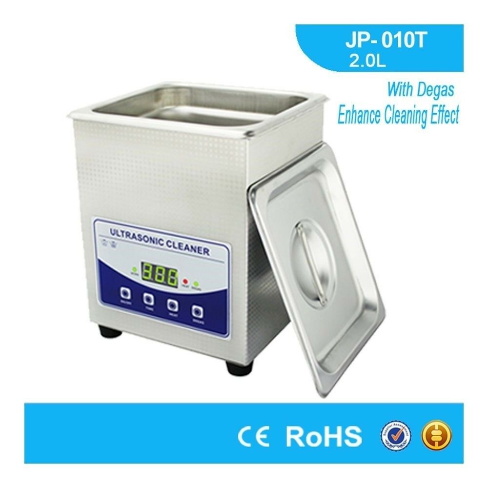2.0L Professional Digital Ultrasonic Cleaner Machine with Timer Heated 110V/220V