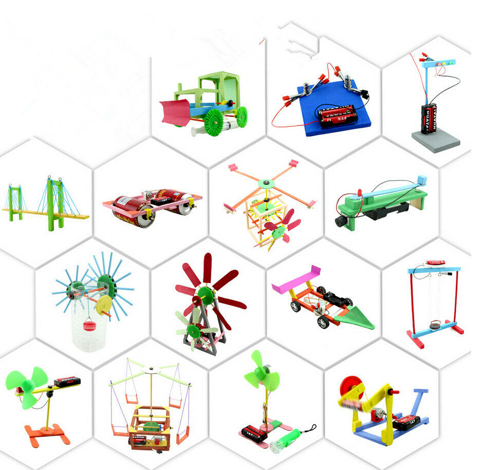 Gift Colorful Box 10-12 Children Creative DIY Small Handwork Scientific Experime