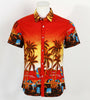 Hot LARGE SIZE Men Aloha Shirt Cruise Tropical Luau Beach Hawaiian Party Palm