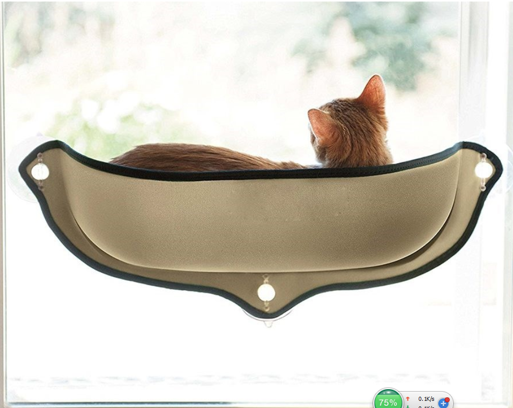 Cat Hammock Bed Mount Window Pod Lounger Suction Cup Soft Comfortable House Cage