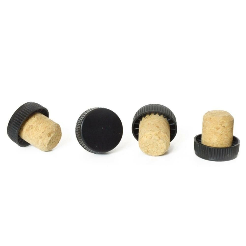 10pcs T shape Wood Wine Stopper Cork Homemade Wine Making black