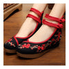 Old Beijing Cloth Shoes Plum Blossom Increased within   black