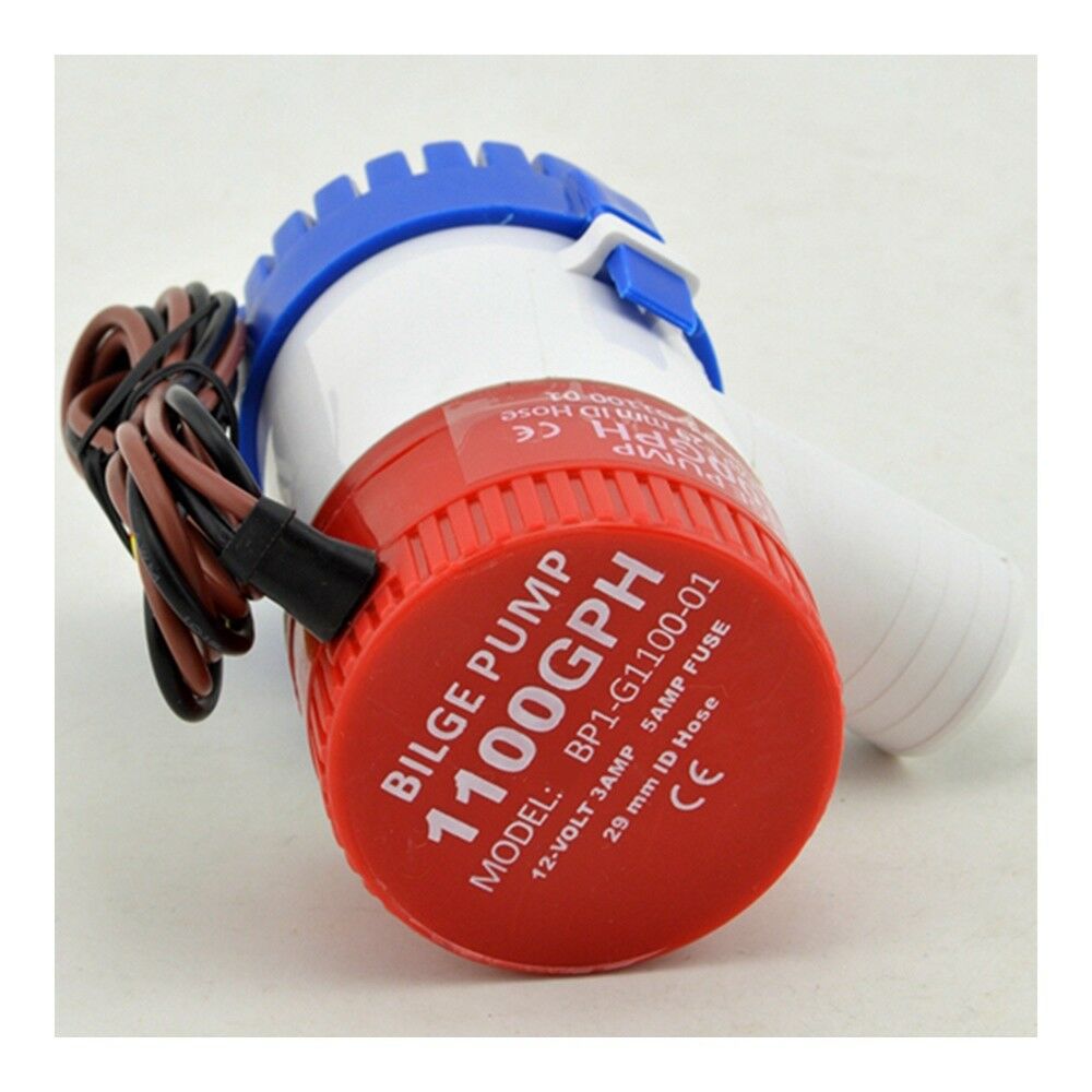 12V 1100GPH DC Marine Bilge Pump Submersible