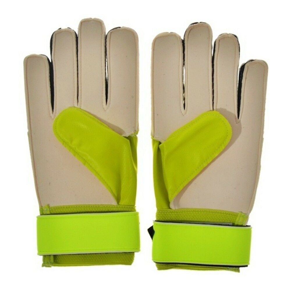 Latex Goalkeeper Gloves Roll Finger   yellow  8