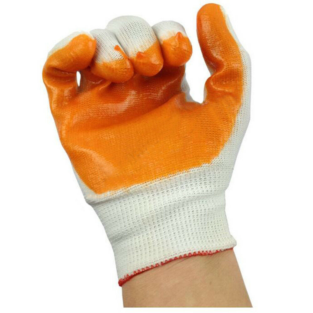1 pair Work Universal Protection Nyron PVC Gloves 22cm