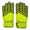 Latex Goalkeeper Gloves Roll Finger   yellow  8