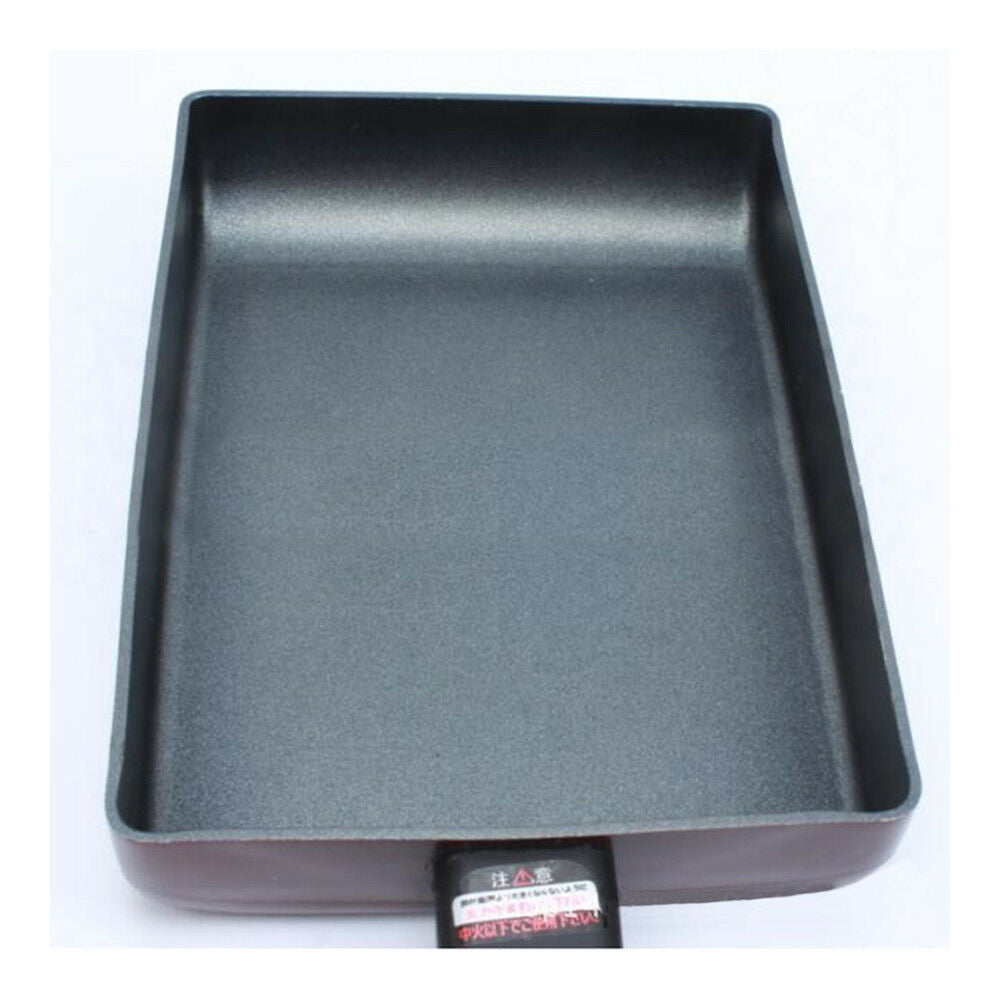 Small Smokeless Non-stick Omelette Pan brown purple