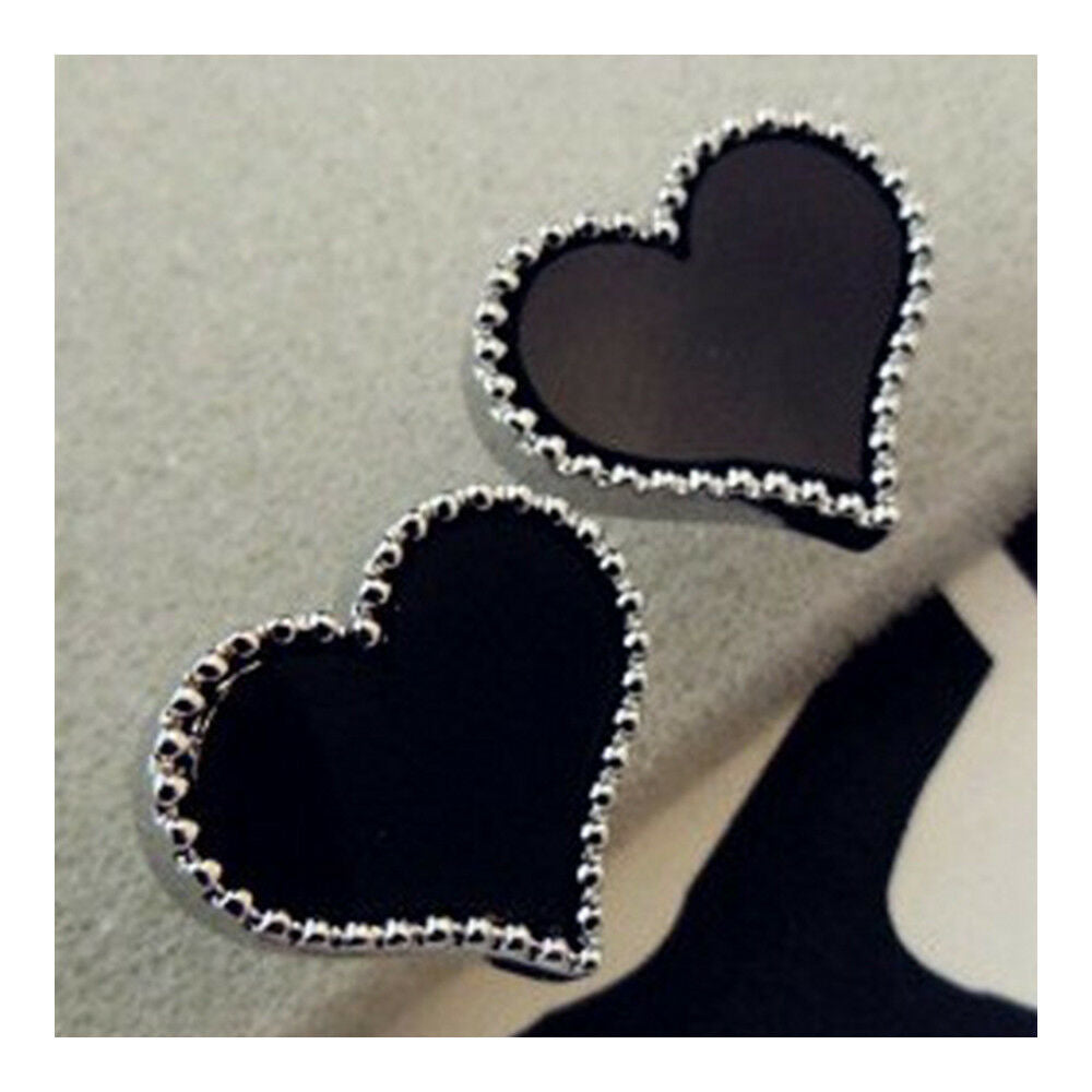 small jewelry wholesale small fresh love earrings 18K gold earrings Silver