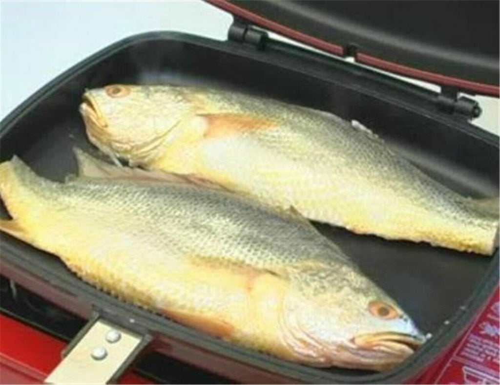 double-sided frying pans cooker 30cm non-stick pancake pan Smokeless Oiless