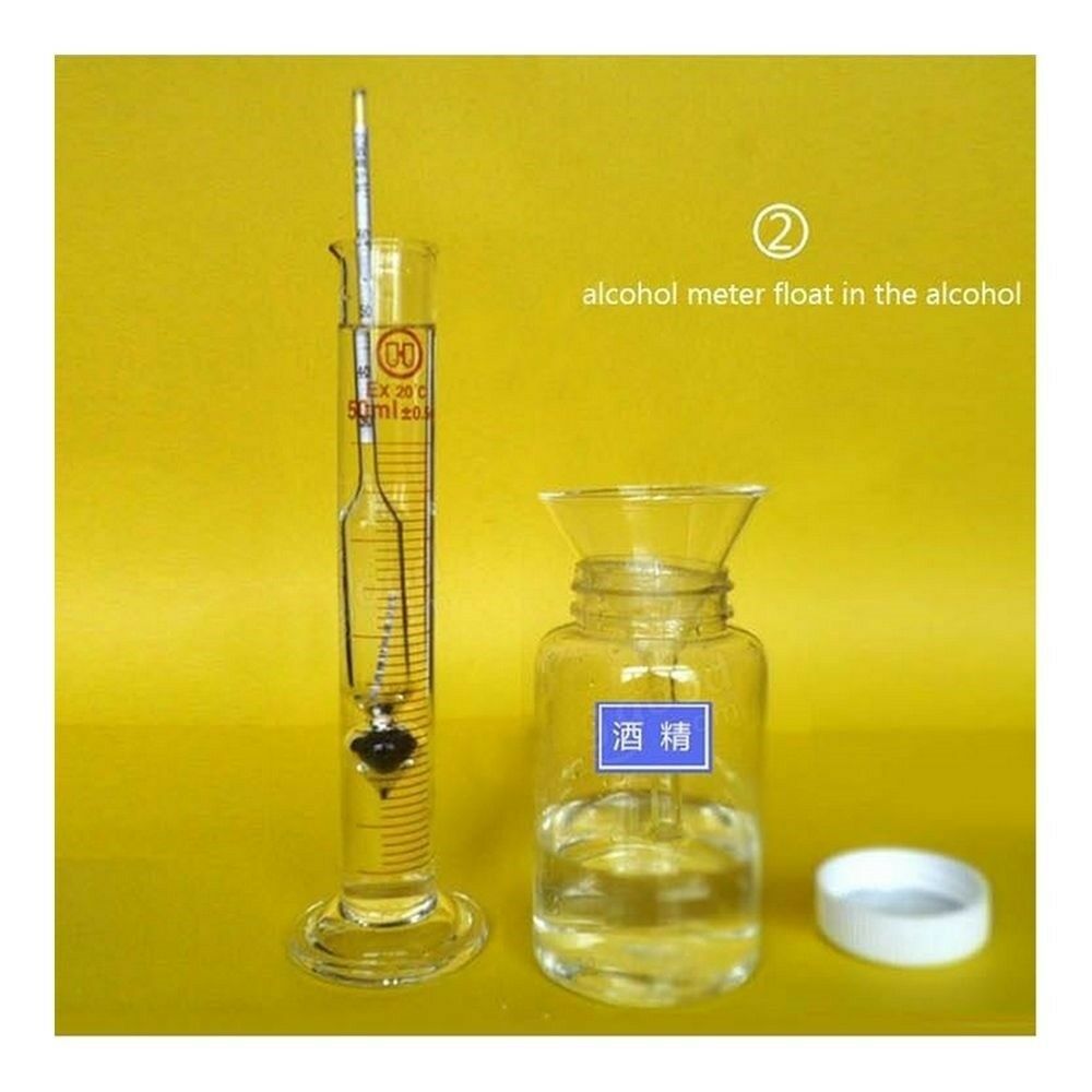 3pcs set Alcohol Meter Measuring Instrument Vinometer Thermometer