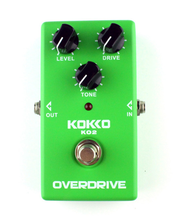 KO2 Overdrive Electric Guitar Effect Pedals True Bypass Natural Tube Sound