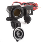 Motorcycle Cigarette Lighter Dual USB GPS Power Socket Charger Universal