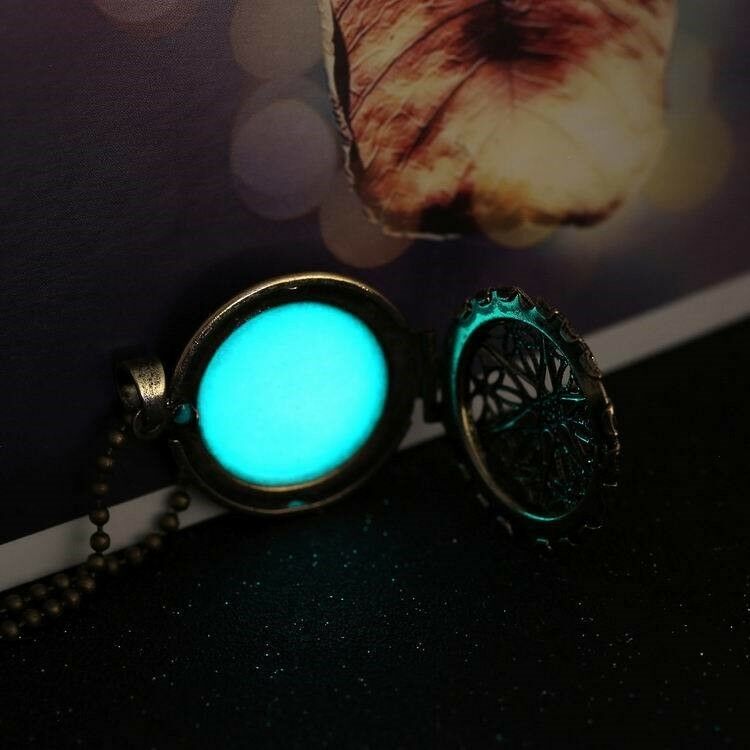 Necklace Alloy Hollow Noctilucence Pendant Necklace
