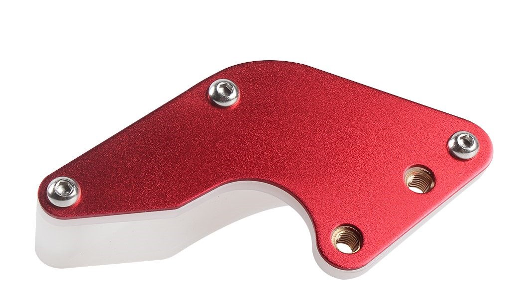 Motorcycle Tensioner Guard Chain Guide Guard Sprocket Protector Slider Red