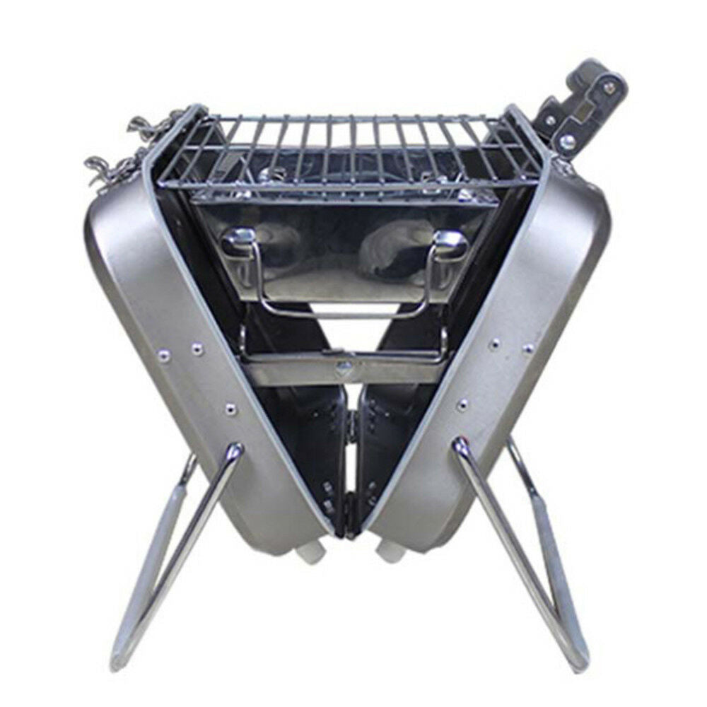 BBQ Holzkohlegrill Edelstahl