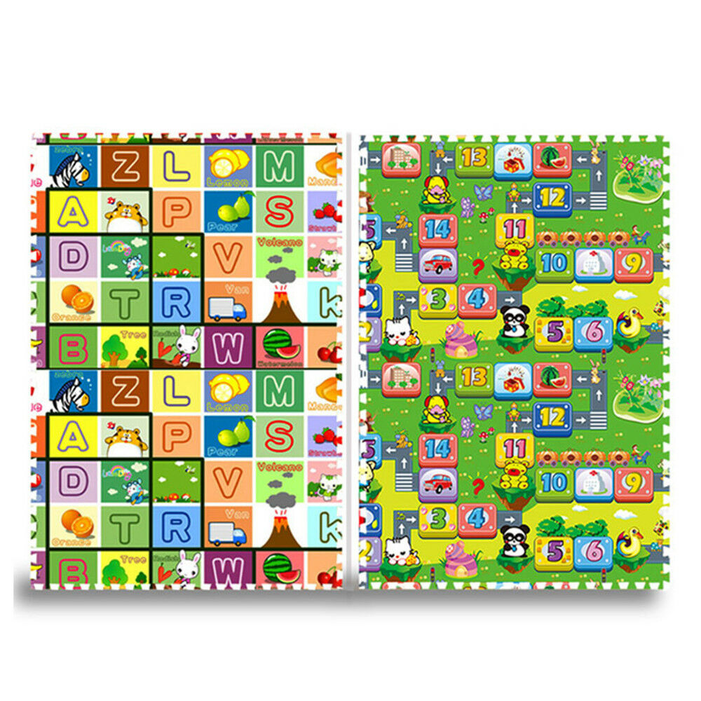 Infant Babay Climbing Mat 2cm Thick Puzzle Game Floor Stripe