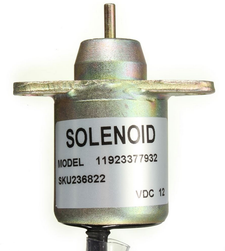 Diesel Fuel Shut Off Stop Solenoid 11923377932 For Yanmar John Deere Tractor