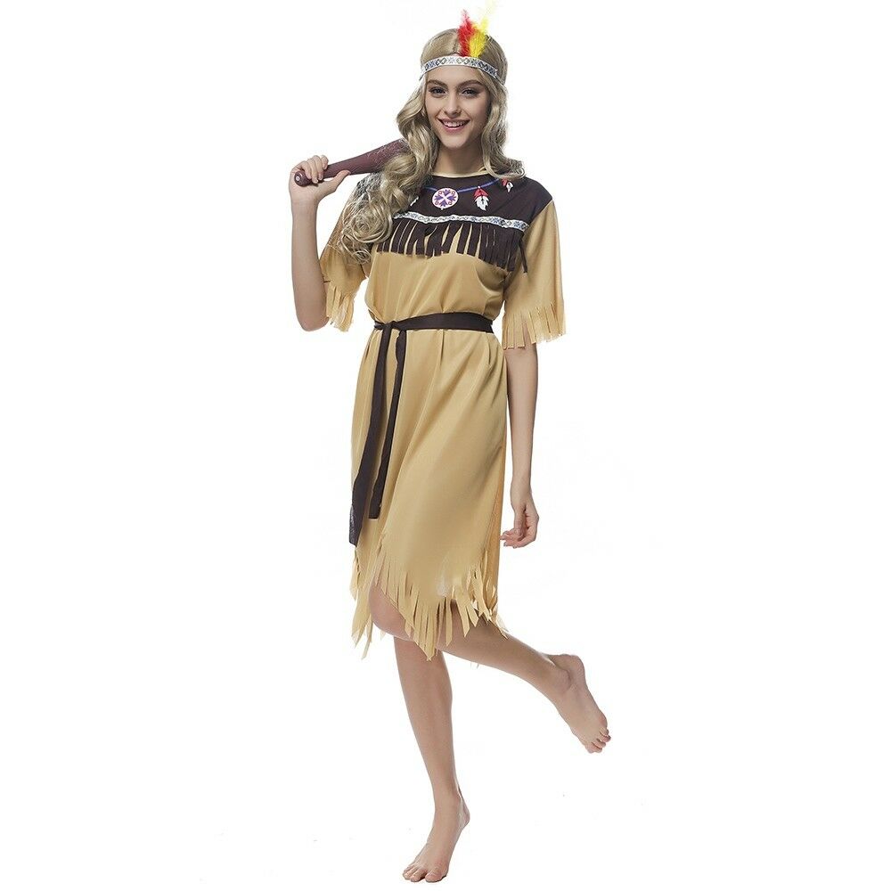 Indian Princess Costume Halloween Game Uniform