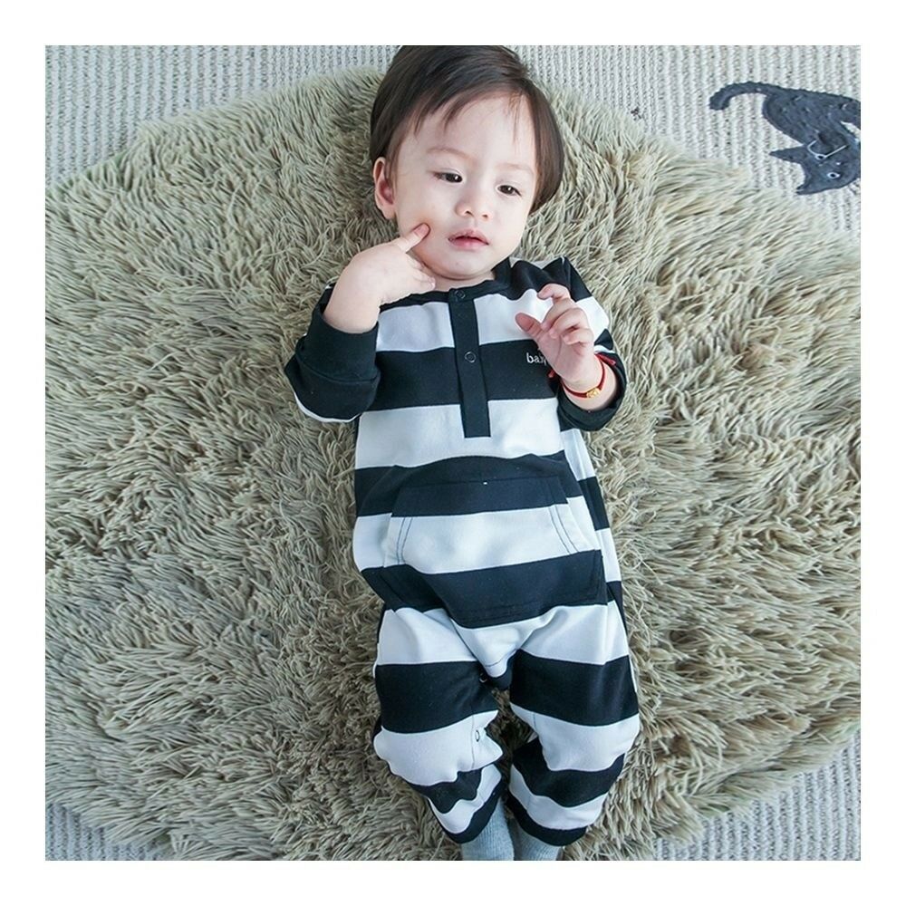 Infant Baby Boy Girl Rompers One-pieces Stripe 0-3-6 months  66cm