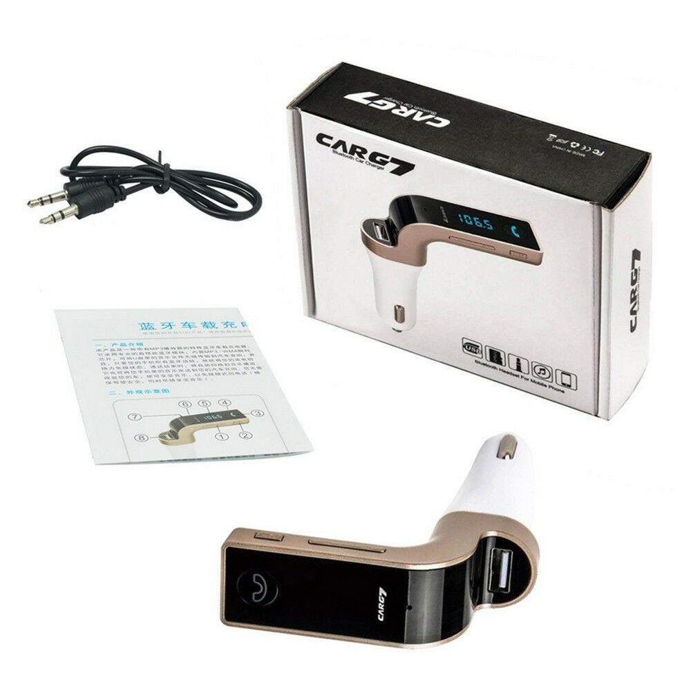 G7 Car Vehicle-mounted FM Transmitter Bluetooth MP3 Player