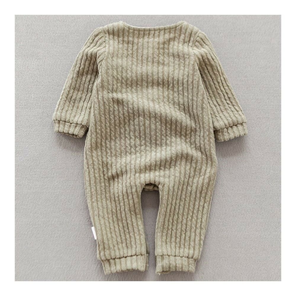 Infant Baby One-pieces Boy Girl Thick Warm 0-1-2 years old khaki grey(kahki) 66c