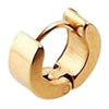 Girl Boy Earrings Puncture   4mm golden single