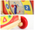 NEW Wooden Colorful Baby Walker Activity Trolley