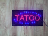 Tatoo Sign Neon Lights LED Animated Customers Attractive Sign 220V