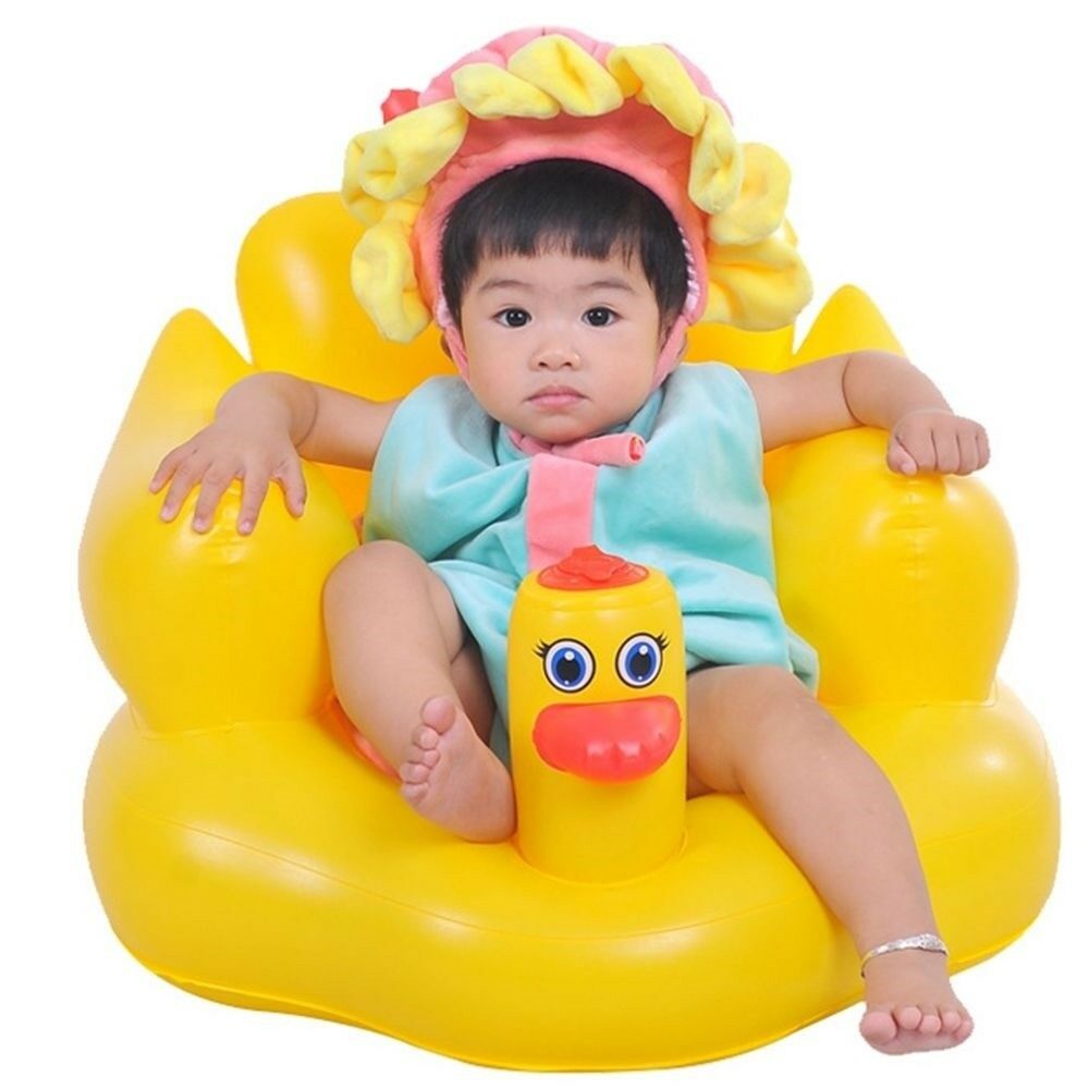 Little Yellow Duck Inflatable Bath Stool Sofa Chair