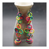 National Style Long Earrings Creative Long Costume Circles   04