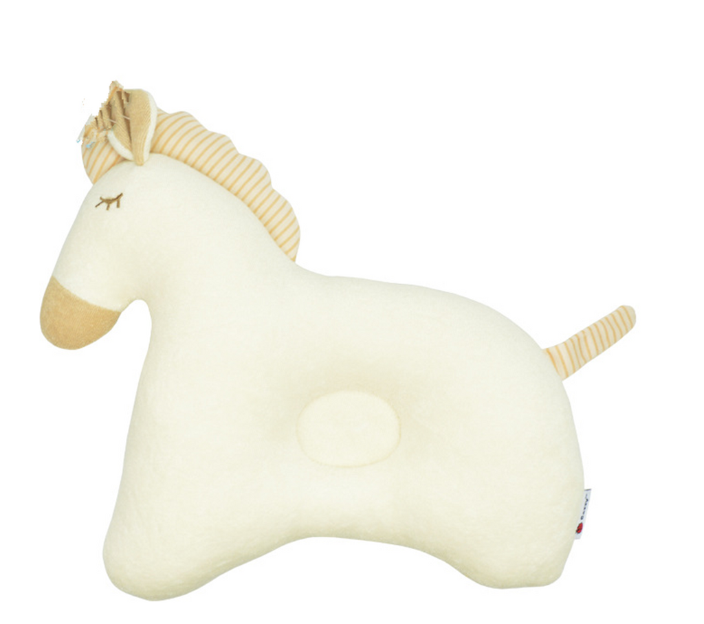 infant organic cotton animal shape pillow baby pillow both backs  positional