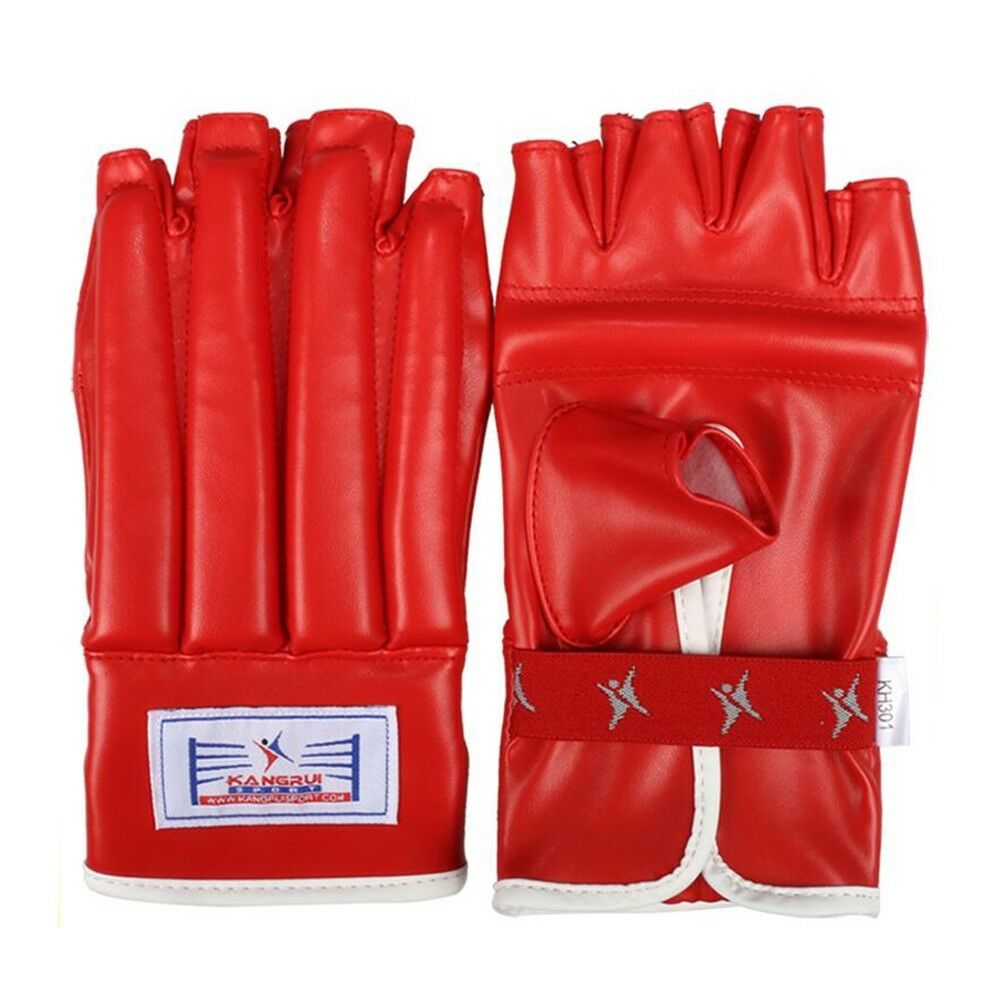 Free Combat Gloves Boxing Training Tournament Red