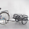 two wheel foldable bicycle bike trailer luggage barrow baggage car cargo trailer
