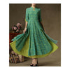Improved Cheongsam Contrast Color Dress Middle Sleeve   S