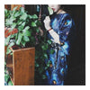 Kimono Style Peacock Printing Dress  S