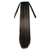 Lace-up Colorful Highlights Wig Horsetail
