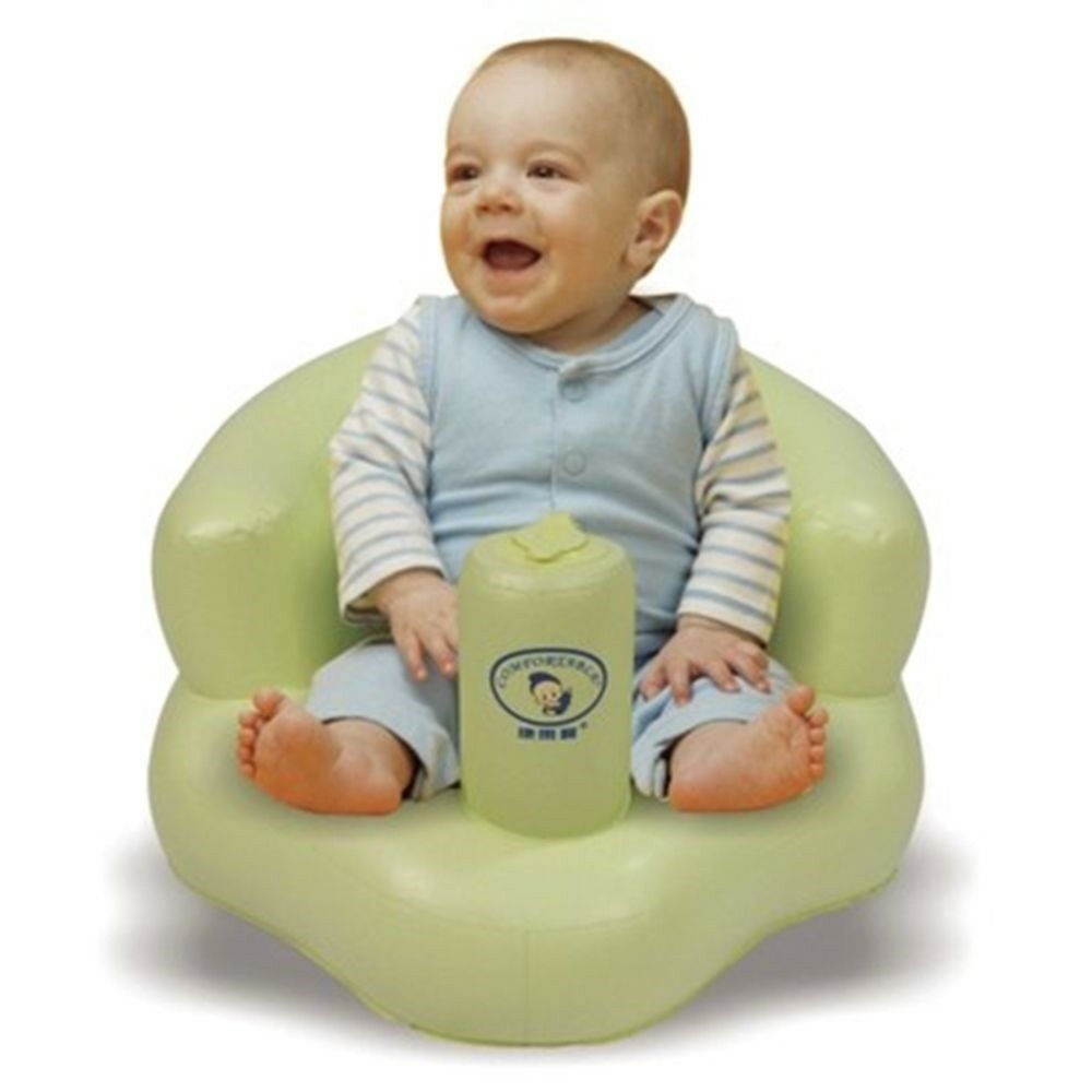 Thick Wide Baby Inflatable Stool Chair Sofa   blue