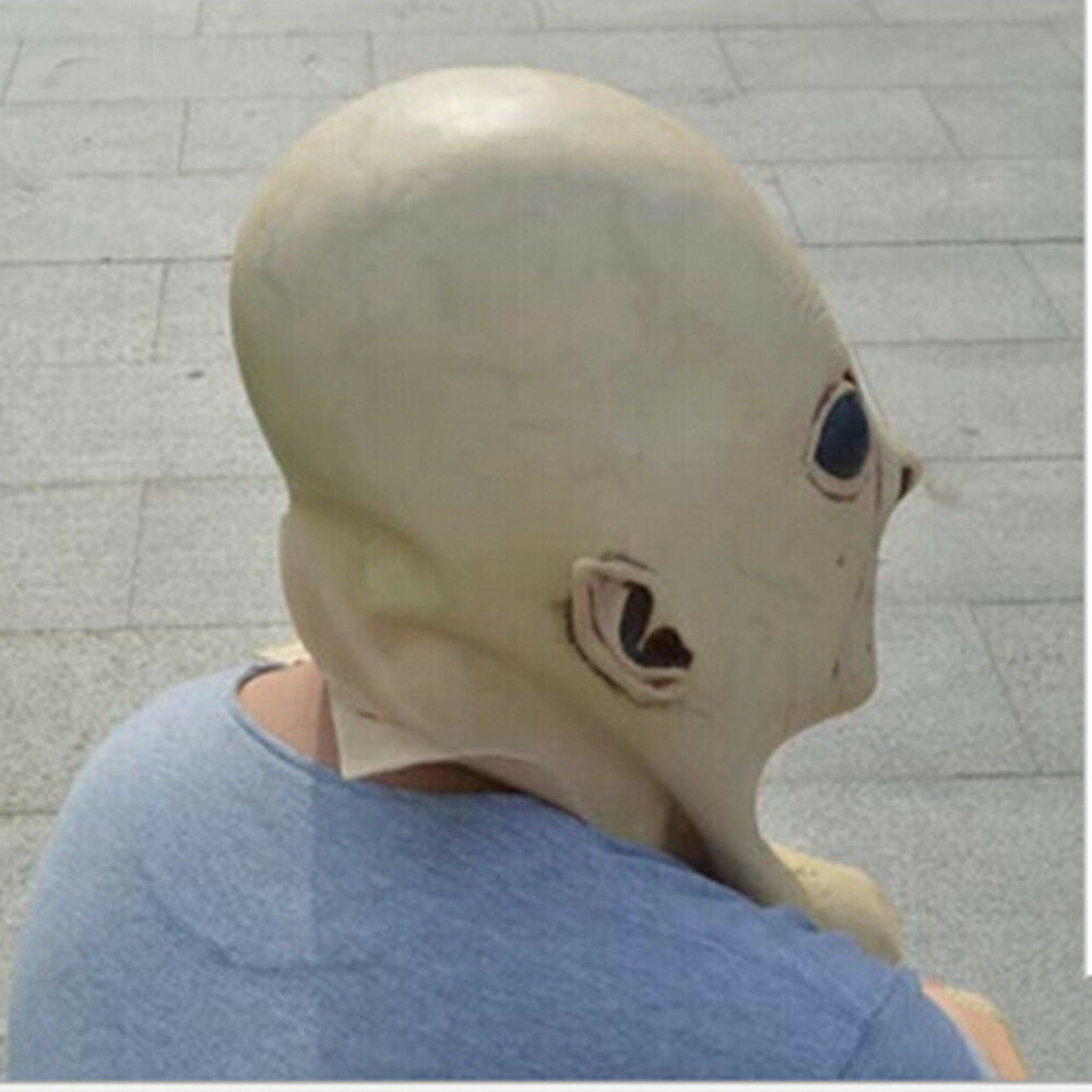Alien Head Mask Rubber Latex Animal Costume Full head Mask Halloween Costume Fan