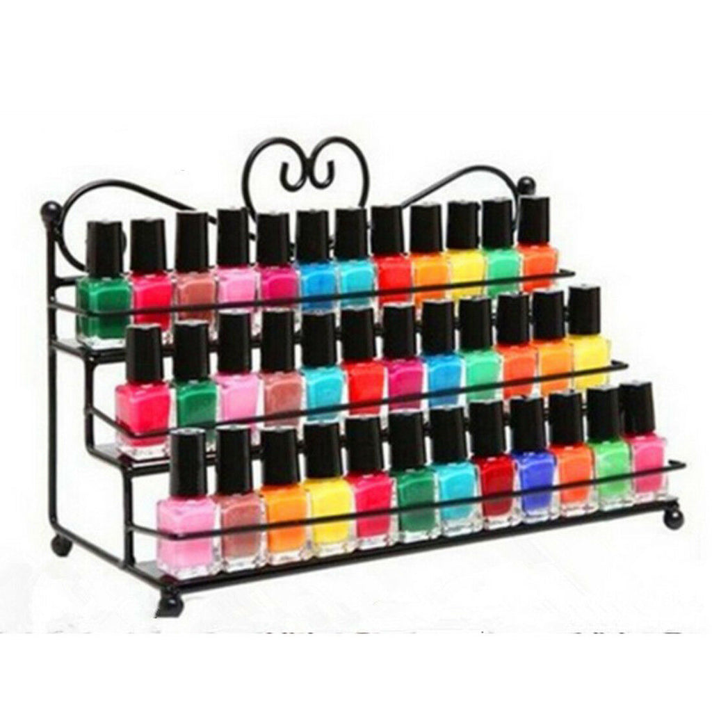 Iron Nail cosmetics jewelry display shelves shelves shelves three perfume
