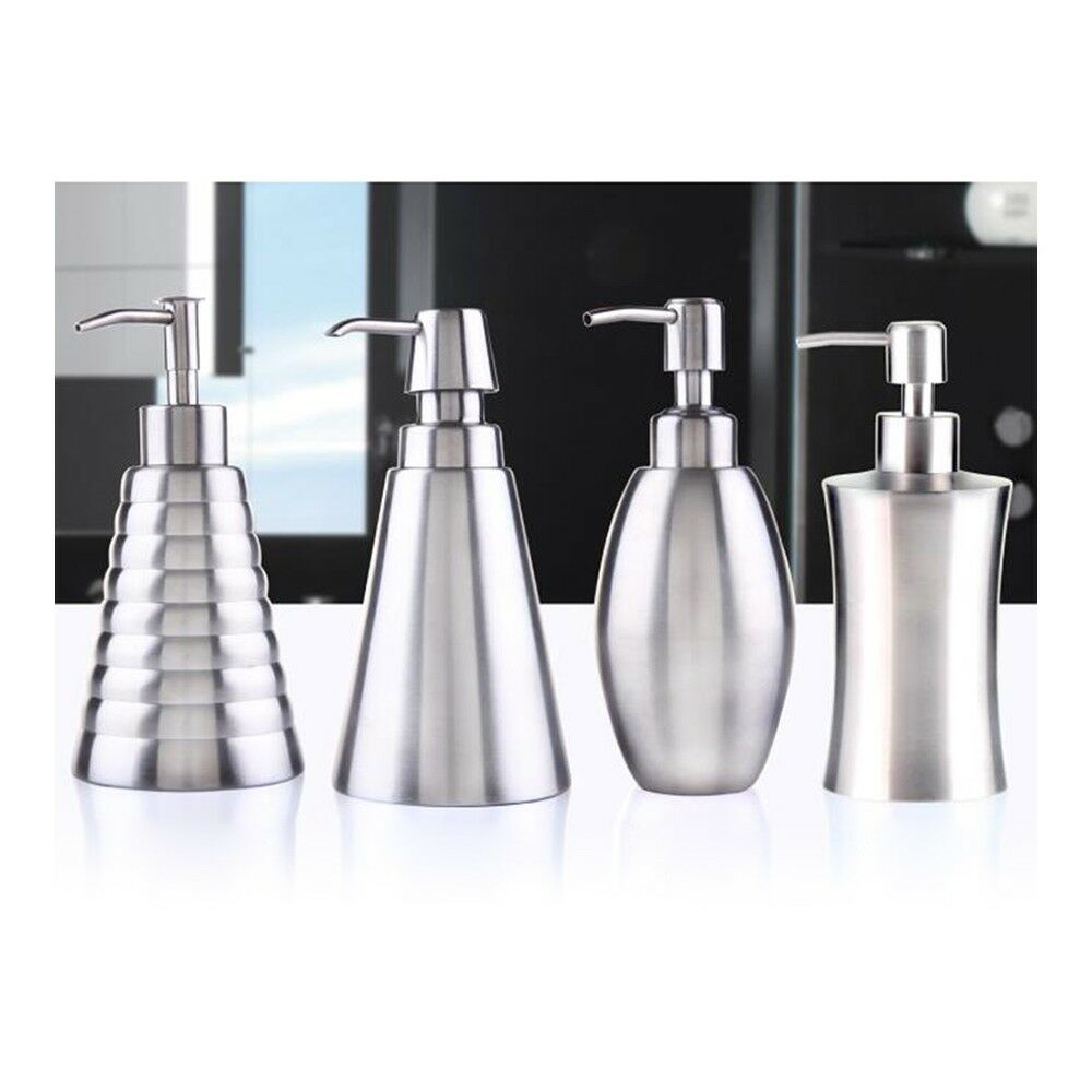 Stainless Steel Hand Sanitizer Liquid Soap Bottle Hotel Club Chamber A