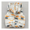 Infant Thick Baby Winter Boy Girl Cartoon Waistcoat Coat 0 1 2 3 years old grey