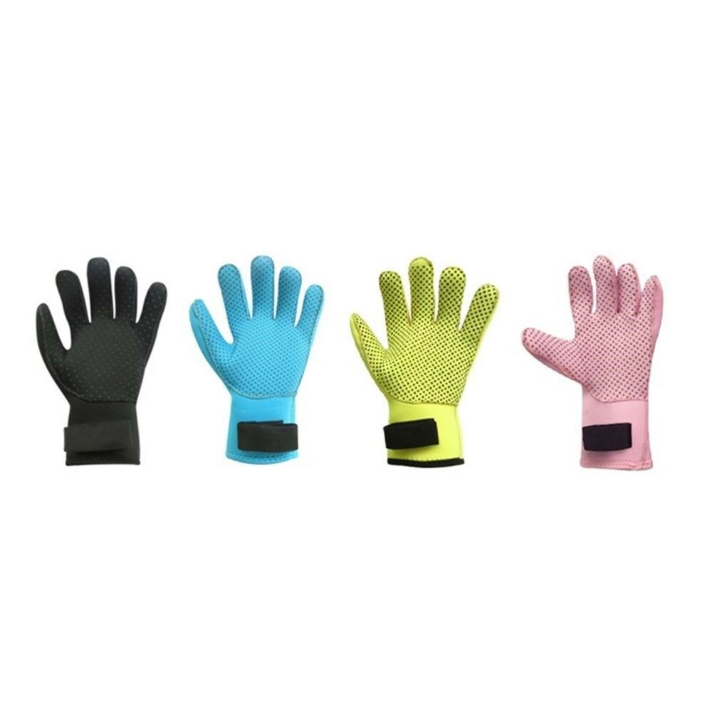 1 Pair Adult Diving Surfing Gloves Neoprene Skid-Proof Scuba  Yellow