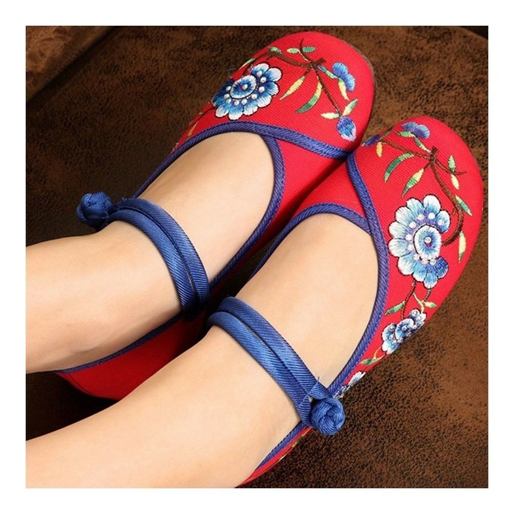 Old Beijing Cloth Embroidered Shoes Slipsole