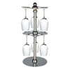 Stainless Steel Red Wine Holder Wine Glass Rotatable Stand