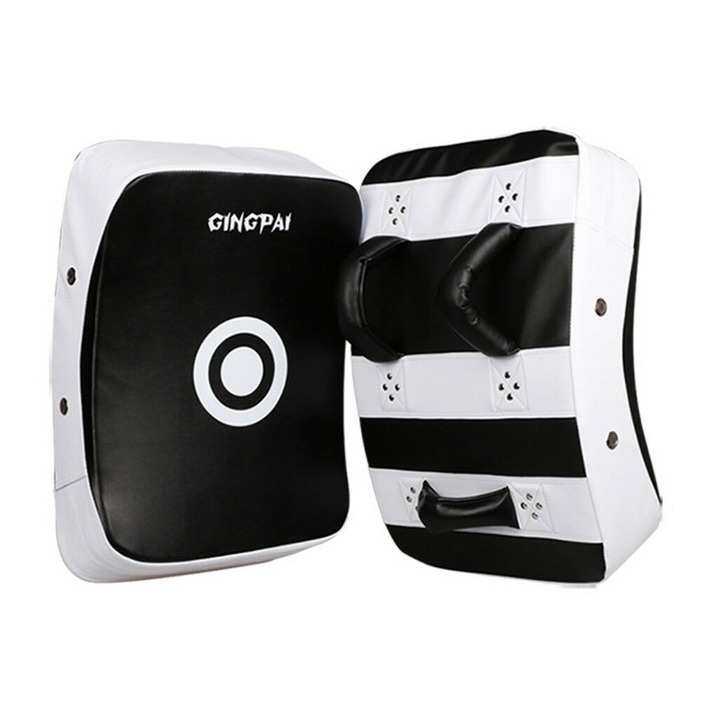 Taekwondo Free Combat Black White Kick Target