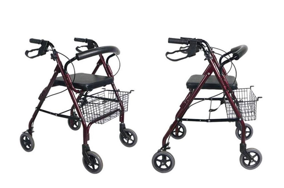 MOBILITY WALKER SHOPPING TROLLEY CART WITH SEAT
